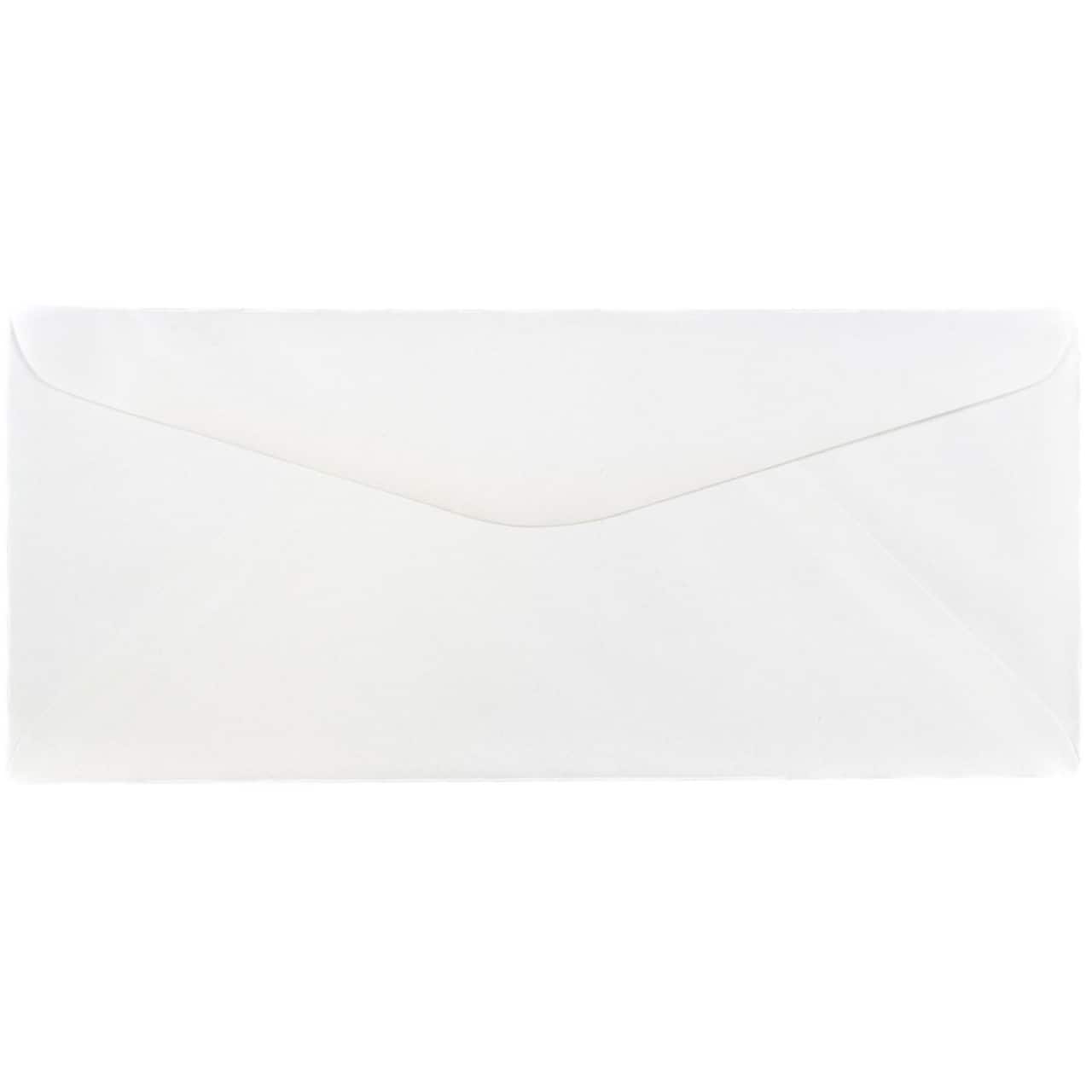 JAM Paper 5" x 11.5" White Commercial Envelopes